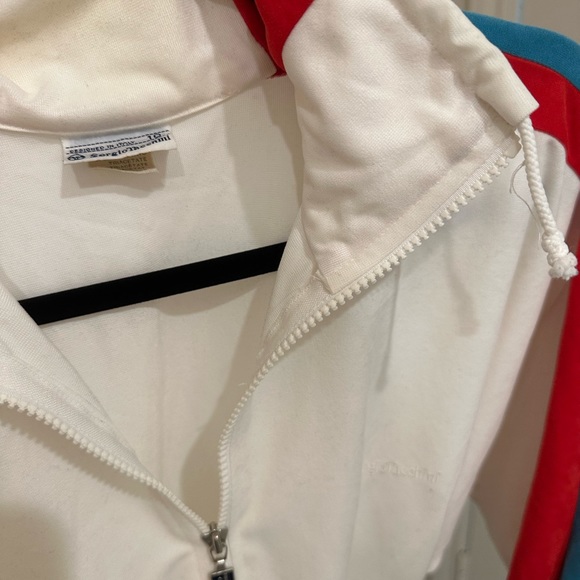 Vintage Rare Sergio Tacchini Tracksuit Jacket Red White & Blue Size 10 - Picture 3 of 6